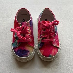 Superga size 8 tie dye shoes.